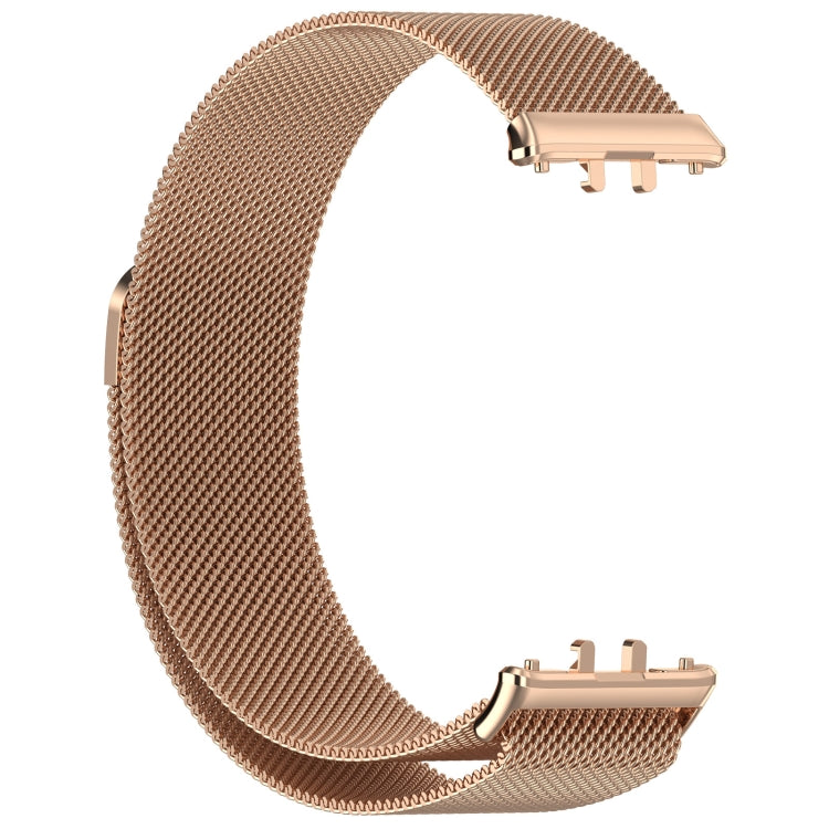 For Samsung Galaxy Fit 3 Milanese Metal Steel Mesh Watch Band(Rose Gold) - free shipping - PMC TechLife - Order now!