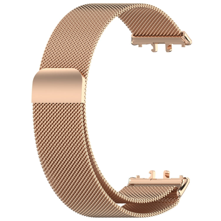 For Samsung Galaxy Fit 3 Milanese Metal Steel Mesh Watch Band(Rose Gold) - free shipping - PMC TechLife - Order now!