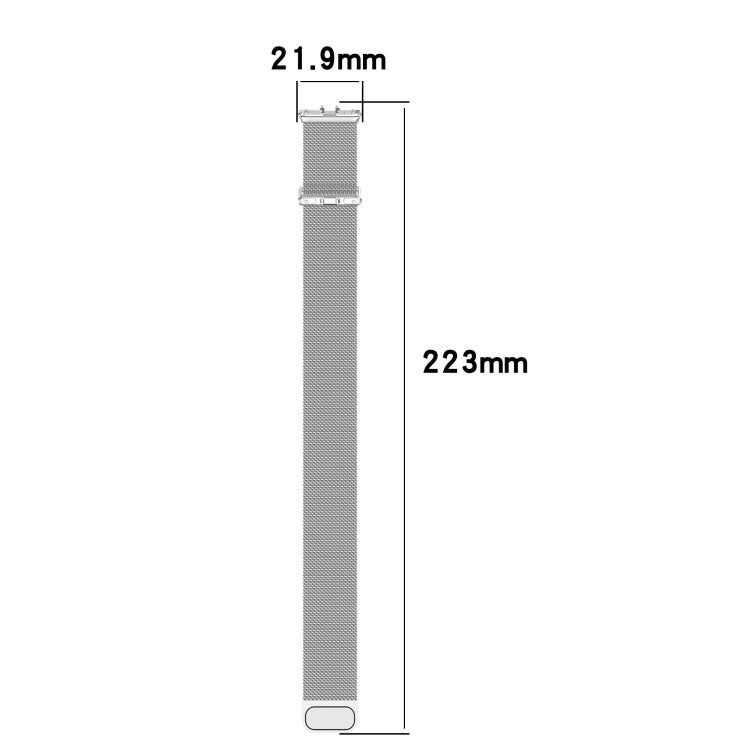 For Samsung Galaxy Fit 3 Milanese Metal Steel Mesh Watch Band(Starlight) - Watch Bands by PMC TechLife | Online Shopping South Africa | PMC TechLife