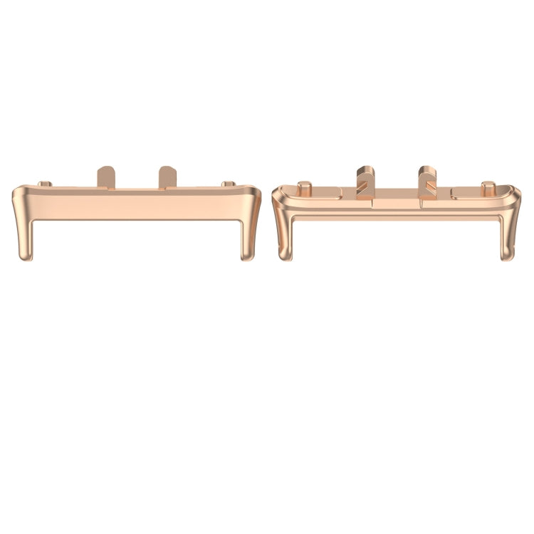 For Samsung Galaxy Fit 3 SM-R390 1 Pair Metal Watch Band Connector(Rose Gold) - Watch Bands by PMc TechLife | Online Shopping South Africa | PMc TechLife | Buy Now Pay Later Mobicred