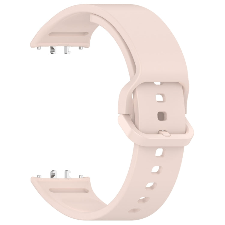 For Samsung Galaxy Fit 3 SM-R390 Solid Color Buckle Silicone Watch Band(Pink) - Watch Bands by PMC TechLife | Online Shopping South Africa | PMC TechLife