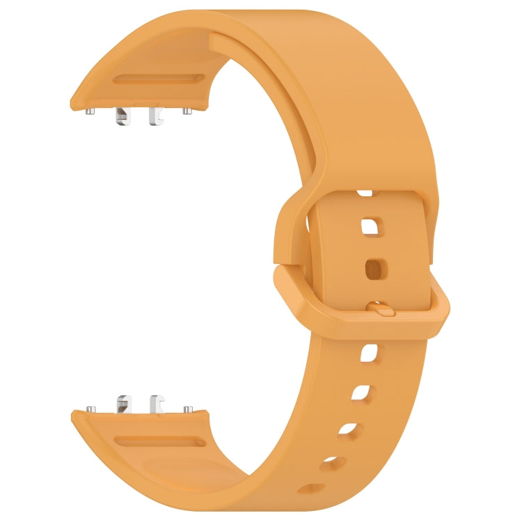 For Samsung Galaxy Fit 3 SM-R390 Solid Color Buckle Silicone Watch Band(Yellow) - free shipping - PMc TechLife - Order now!