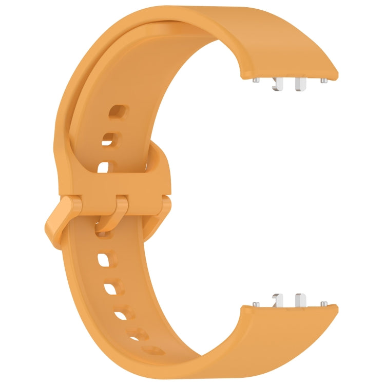For Samsung Galaxy Fit 3 SM-R390 Solid Color Buckle Silicone Watch Band(Yellow) - free shipping - PMc TechLife - Order now!