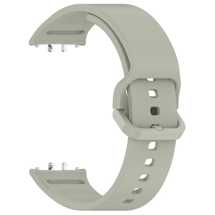 For Samsung Galaxy Fit 3 SM-R390 Solid Color Buckle Silicone Watch Band(Gray Green) - free shipping - PMc TechLife - Order now!