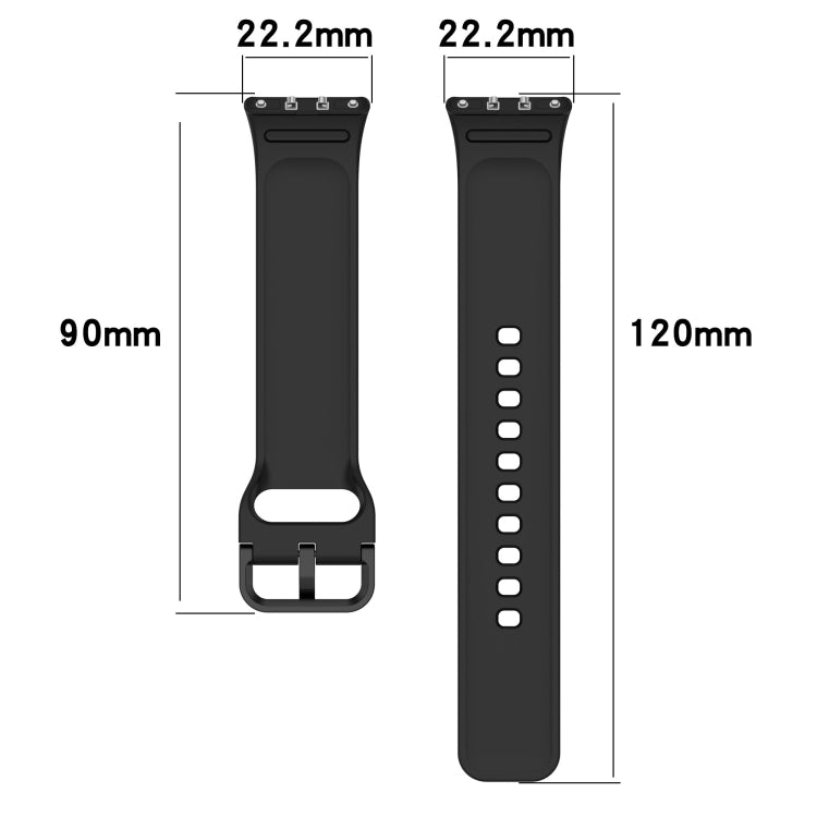 For Samsung Galaxy Fit 3 SM-R390 Solid Color Buckle Silicone Watch Band(Starlight) - free shipping - PMc TechLife - Order now!