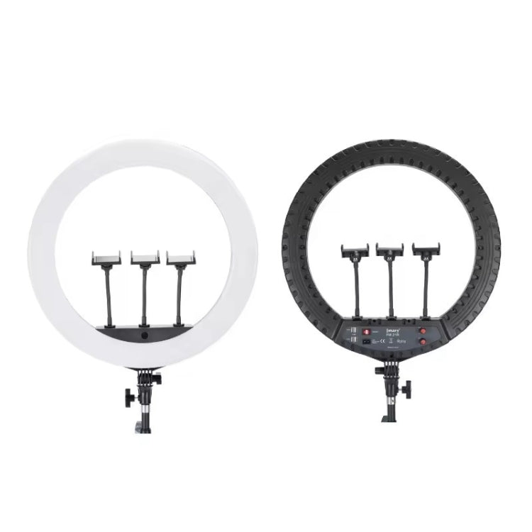 JMARY FM-21R With Remote Control Phone Clip 21-inch Dimmable LED Ring Light(EU Plug) - free shipping - PMC TechLife - Order now!