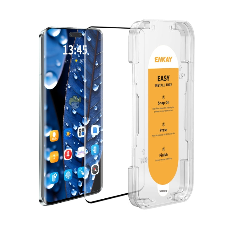 For Xiaomi 14 Civi / Civi 4 Pro ENKAY Easy Install Hot Bending Full Coverage Side Glue Tempered Glass Film - free shipping - PMC Jewellery - Order now!