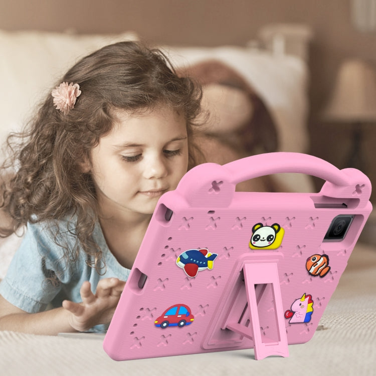 For T-Iobile REVVL Tab 10.36 2023 Handle Kickstand Children EVA Shockproof Tablet Case(Pink) - Others by PMC TechLife | Online Shopping South Africa | PMC TechLife | Buy Now Pay Later Mobicred