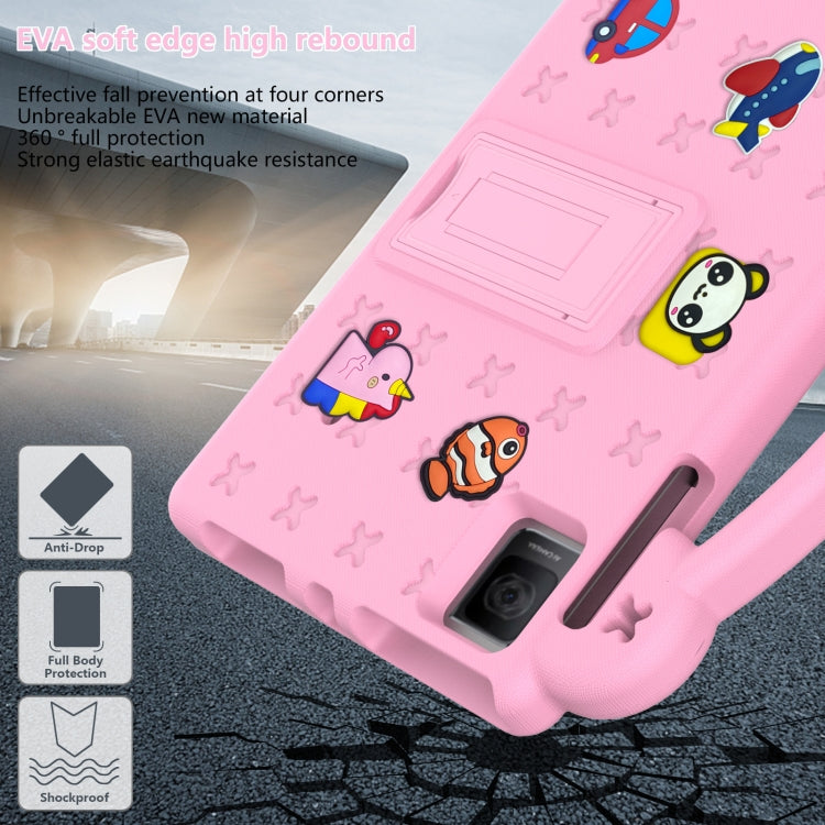For T-Iobile REVVL Tab 10.36 2023 Handle Kickstand Children EVA Shockproof Tablet Case(Pink) - Others by PMC TechLife | Online Shopping South Africa | PMC TechLife | Buy Now Pay Later Mobicred