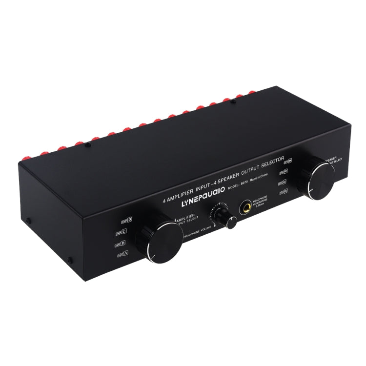 B070 4 Input 4 Ooutput Power Amplifier Speaker Selector Switcher Speaker Comparator -  by PMC TechLife | Online Shopping South Africa | PMC TechLife | Buy Now Pay Later Mobicred