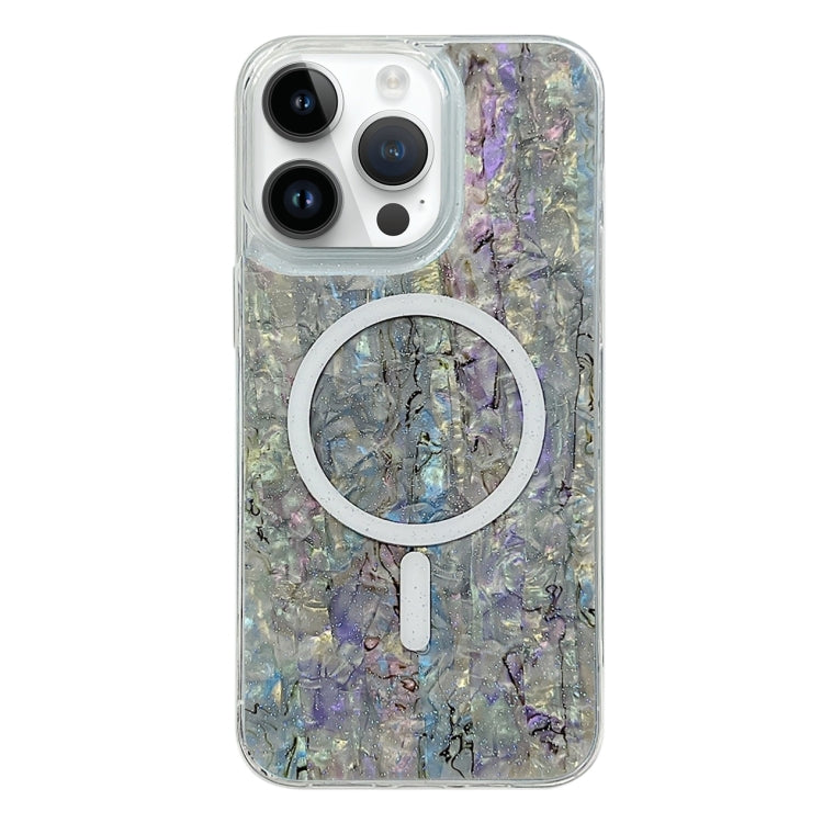 For iPhone 13 Pro Shell Texture Multicolor MagSafe TPU Phone Case(Silver Gray) - iPhone 13 Pro Cases by PMC TechLife | Online Shopping South Africa | PMC TechLife