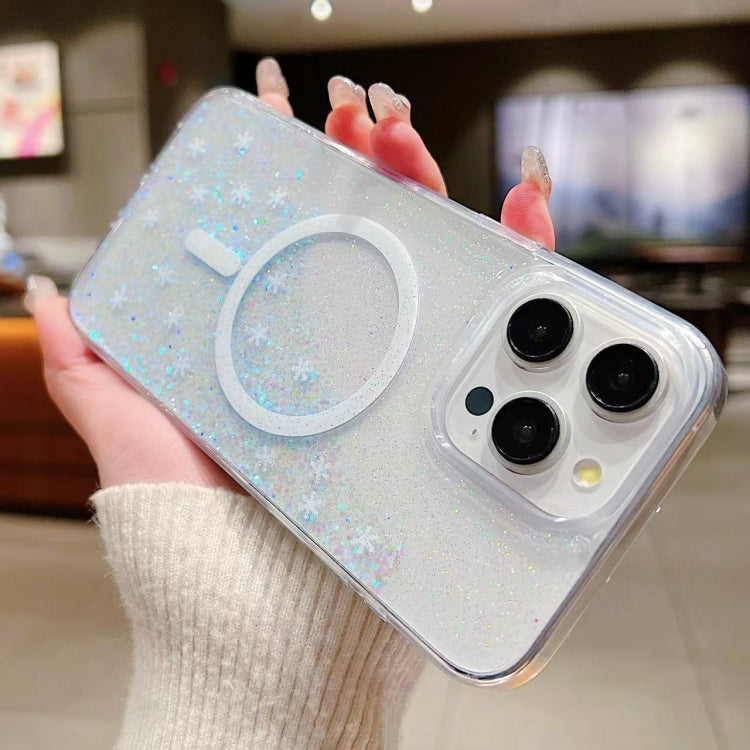 For iPhone 15 Pro Explosive Flash Gradient MagSafe TPU Phone Case(Gold) - iPhone 15 Pro Cases by PMC TechLife | Online Shopping South Africa | PMC TechLife