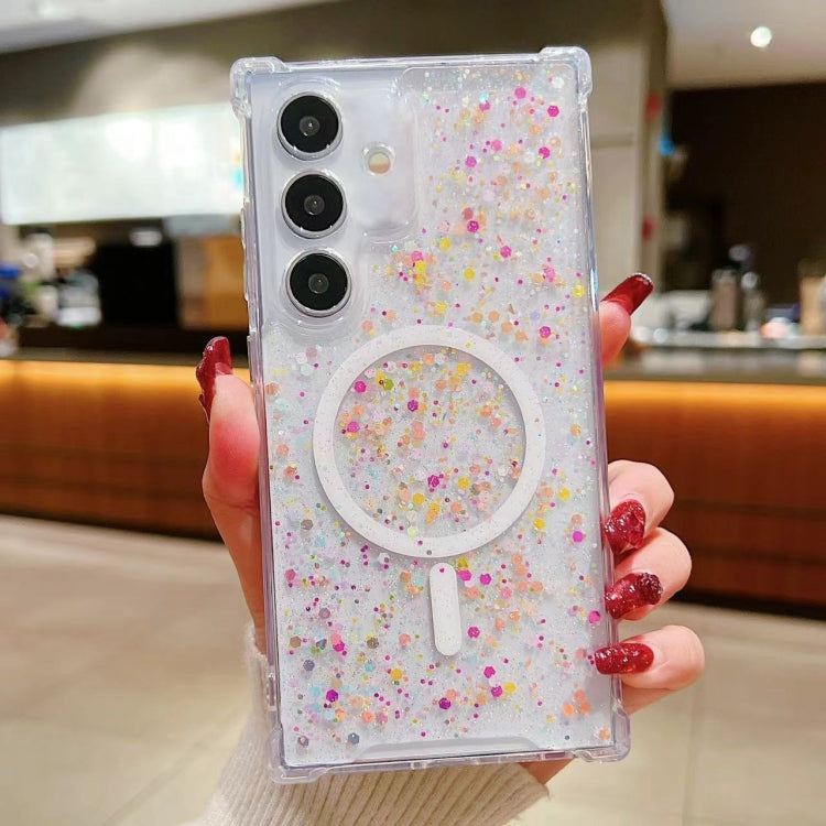 For Samsung Galaxy S23 5G Explosive Flash Gradient MagSafe TPU Phone Case(Colour) - Galaxy S23 5G Cases by PMC TechLife | Online Shopping South Africa | PMC TechLife