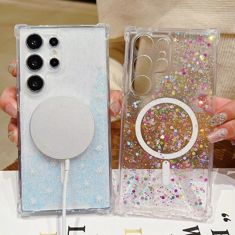 For Samsung Galaxy S23 5G Explosive Flash Gradient MagSafe TPU Phone Case(Colour) - Galaxy S23 5G Cases by PMC TechLife | Online Shopping South Africa | PMC TechLife