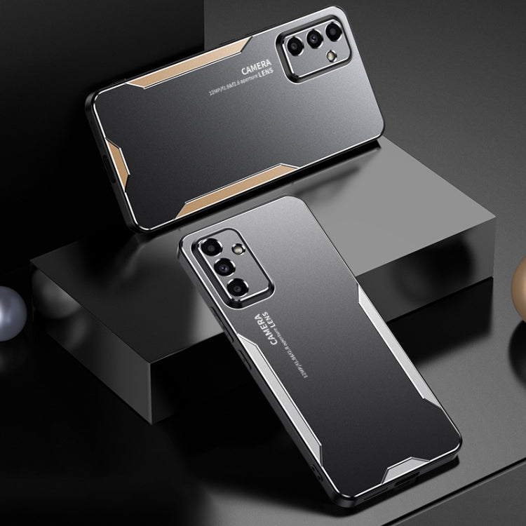 For Samsung Galaxy A55 5G Blade Series TPU Hybrid Metal Phone Case(Silver) - Galaxy Phone Cases by PMC TechLife | Online Shopping South Africa | PMC TechLife