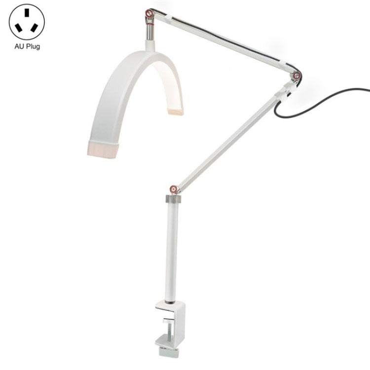 HD-M3X For Eyelash Extensions / Tattoo / Nail Art Lighting Lamp 16 inch Clip-on Half Moon Desk Lamp(AU Plug) - Selfie Light by PMC TechLife | Online Shopping South Africa | PMC TechLife