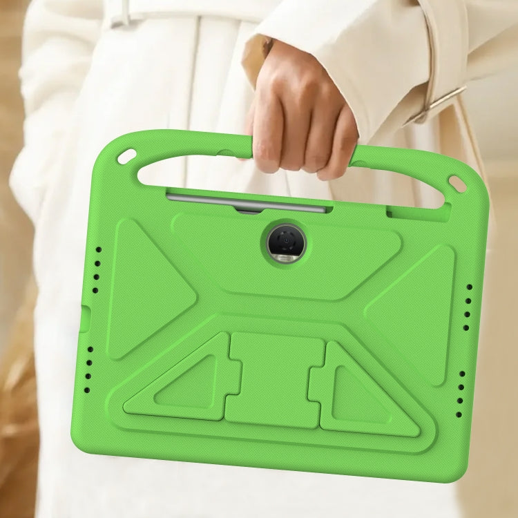 For Honor Pad 9 12.1 Handle EVA Shockproof Tablet Case with Holder(Green) - Honor by PMC TechLife | Online Shopping South Africa | PMC TechLife | Buy Now Pay Later Mobicred