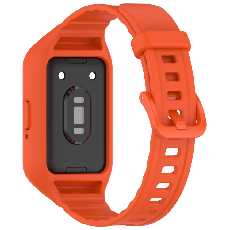 For Samsung Galaxy Fit 3 Integrated TPU Watch Band(Orange) - Watch Bands by PMC TechLife | Online Shopping South Africa | PMC TechLife