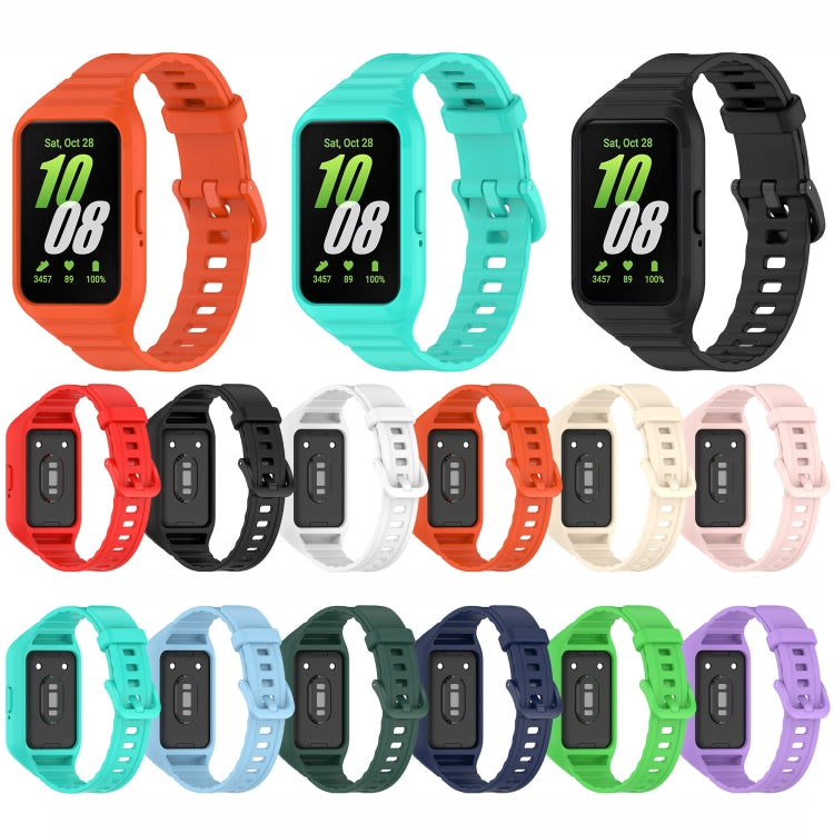 For Samsung Galaxy Fit 3 Integrated TPU Watch Band(Green) - Watch Bands by PMC TechLife | Online Shopping South Africa | PMC TechLife