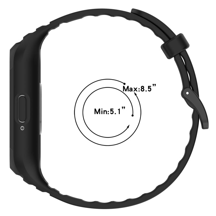 For Samsung Galaxy Fit 3 Integrated TPU Watch Band(Green) - Watch Bands by PMC TechLife | Online Shopping South Africa | PMC TechLife