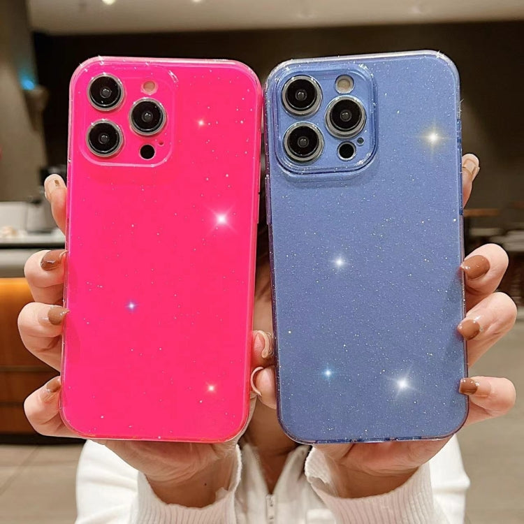 For iPhone 16 Pro Jelly Glitter Solid Color TPU Phone Case(Rose Red) - iPhone 16 Pro Cases by PMC TechLife | Online Shopping South Africa | PMC TechLife | Buy Now Pay Later Mobicred