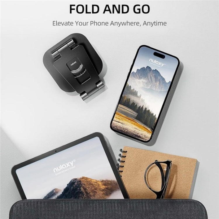 AS007-XS Adjustable Aluminum Alloy Desktop Phone Stand(Black) - Stand by PMC TechLife | Online Shopping South Africa | PMC TechLife | Buy Now Pay Later Mobicred