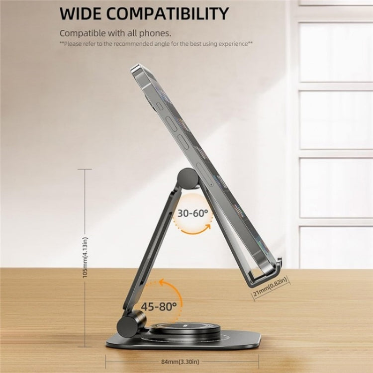 AS007-XS Adjustable Aluminum Alloy Desktop Phone Stand(Black) - Stand by PMC TechLife | Online Shopping South Africa | PMC TechLife | Buy Now Pay Later Mobicred