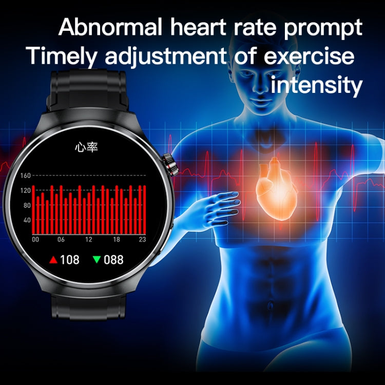 V16 1.46 inch Color Screen Smart Watch, Support Bluetooth Call / Heart Rate Monitoring(Black) - Smart Watches by PMC TechLife | Online Shopping South Africa | PMC TechLife | Buy Now Pay Later Mobicred