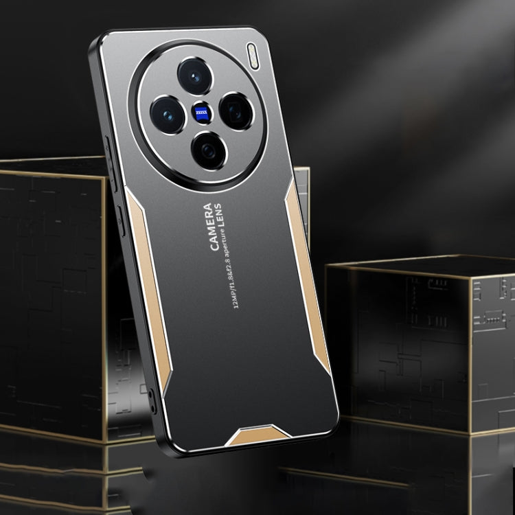 For vivo X200 Blade Series TPU Hybrid Metal Phone Case(Silver) - X200 Cases by PMC Jewellery | Online Shopping South Africa | PMC Jewellery | Buy Now Pay Later Mobicred