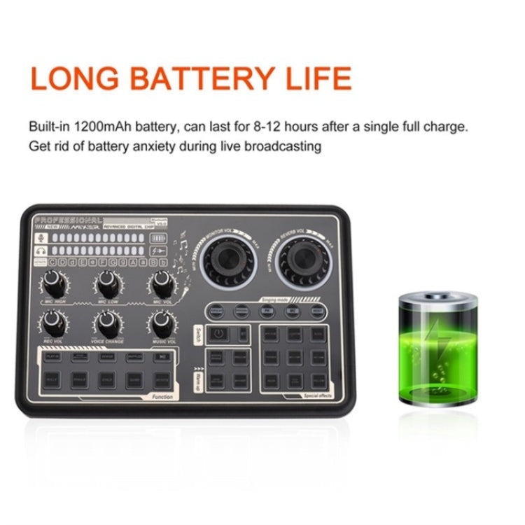 SK600 Multifunctional Live Sound Card Professional Audio Mixer - Live Sound Effects Processors by PMC TechLife | Online Shopping South Africa | PMC TechLife | Buy Now Pay Later Mobicred