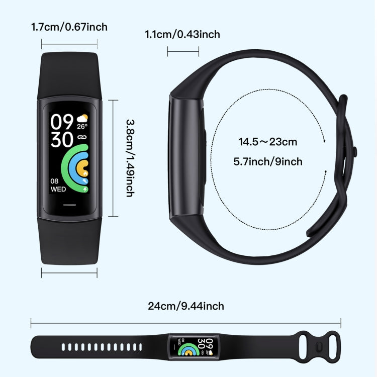 C68L IP67 Waterproof Smart Bracelet Sport Fitness Tracker(White) - free shipping - PMC TechLife - Order now!