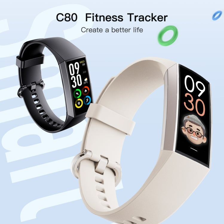 C80 IP67 Waterproof Smart Bracelet Sport Fitness Tracker(Wine Red) - Smart Wristbands by PMC TechLife | Online Shopping South Africa | PMC TechLife