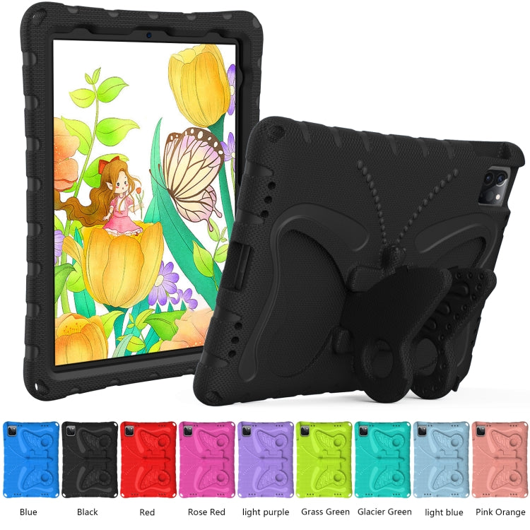 For iPad Pro 11 2024 Butterfly Bracket EVA Shockproof Tablet Case(Black) - free shipping - PMC TechLife - Order now!