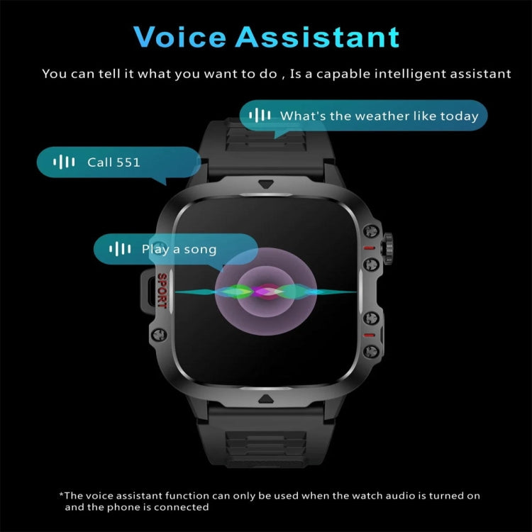 QX11 1.96 inch Color Screen Smart Watch Leather Strap Support Bluetooth Call(Black) - Smart Watches by PMC TechLife | Online Shopping South Africa | PMC TechLife