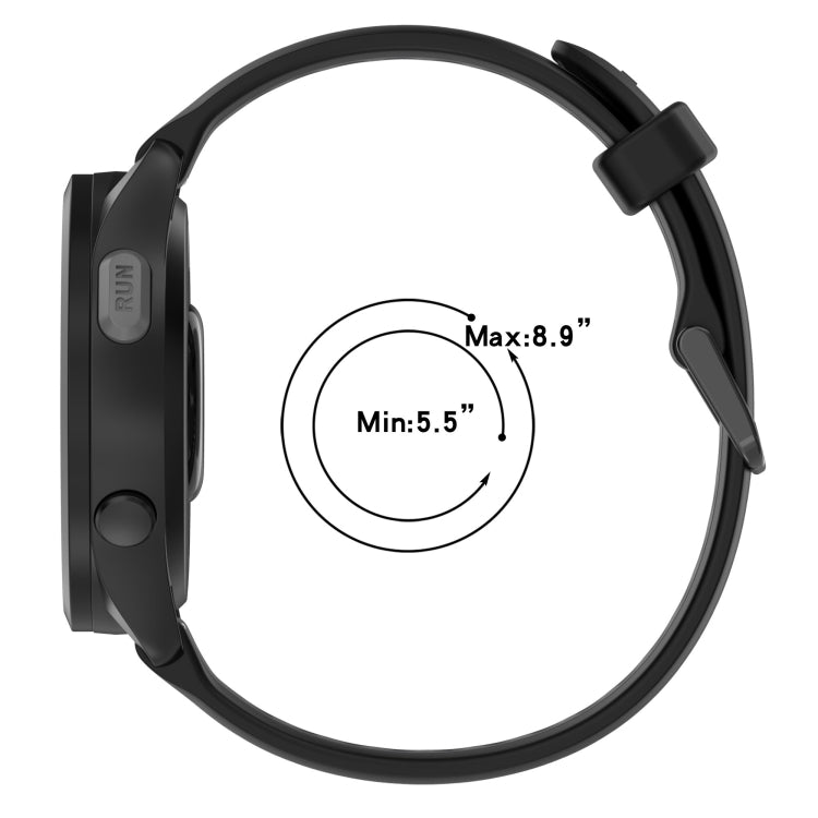 For Samsung Galaxy Watch 6 44mm 20mm Two Color Textured Silicone Watch Band(Red+Black) - Watch Bands by PMC TechLife | Online Shopping South Africa | PMC TechLife