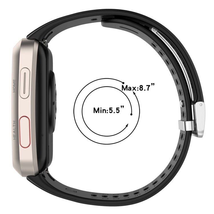 For Huawei Watch D Blood Pressure Watch Silicone Watch Band(Ivory White) - Watch Bands by PMC TechLife | Online Shopping South Africa | PMC TechLife