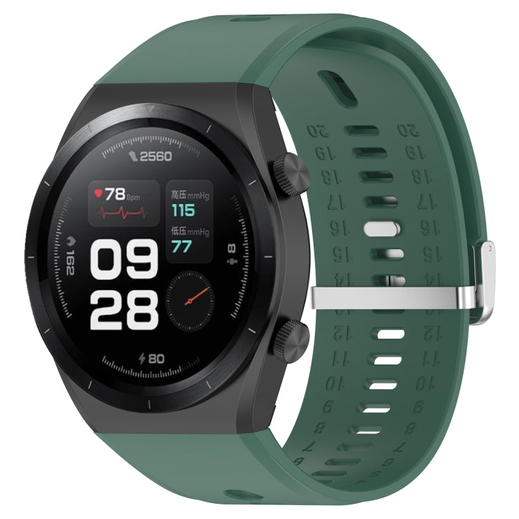 For Xiaomi Watch H1 Blood Pressure Watch Silicone Watch Band(Dark Green) - Watch Bands by PMC TechLife | Online Shopping South Africa | PMC TechLife