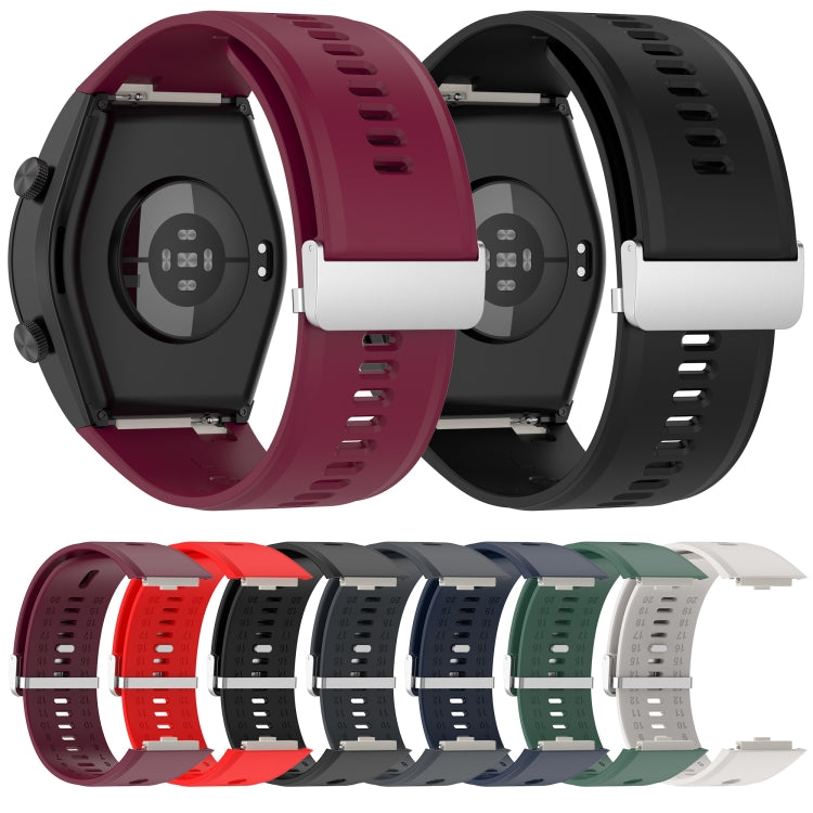 For Xiaomi Watch H1 Blood Pressure Watch Silicone Watch Band(Dark Grey) - free shipping - PMC TechLife - Order now!