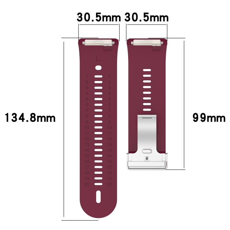 For Xiaomi Watch H1 Blood Pressure Watch Silicone Watch Band(Dark Grey) - free shipping - PMC TechLife - Order now!