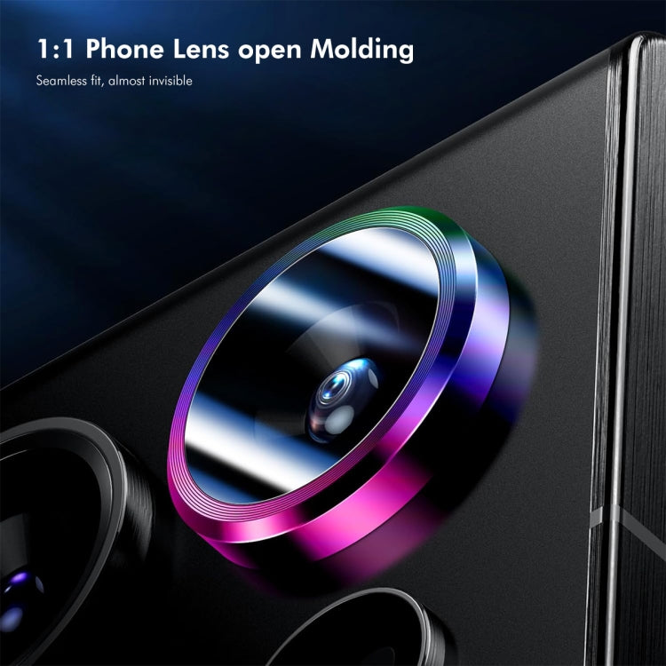 For Samsung Galaxy S24 Ultra 5G ENKAY Hat-Prince AR 9H Rear Lens Aluminium Alloy Tempered Glass Film(Purple) - free shipping - PMC Jewellery - Order now!