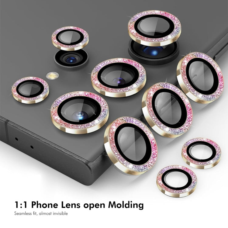 For Samsung Galaxy S24 Ultra 5G ENKAY Hat-Prince AR 9H Rear Lens Glitter Aluminium Alloy Tempered Glass Film(Grey) - free shipping - PMC Jewellery - Order now!