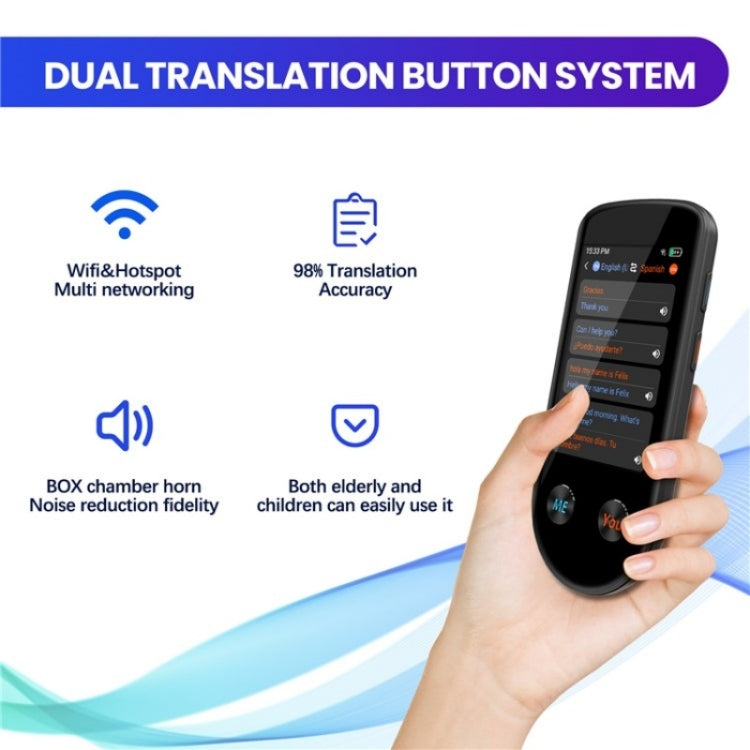 V600S WiFi AI Smart Translator 3.5-inch Touch Screen Voice Translator Offline Photo Translation -  by PMC TechLife | Online Shopping South Africa | PMC TechLife | Buy Now Pay Later Mobicred