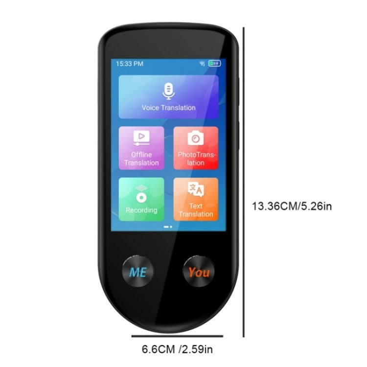 V600S WiFi AI Smart Translator 3.5-inch Touch Screen Voice Translator Offline Photo Translation -  by PMC TechLife | Online Shopping South Africa | PMC TechLife | Buy Now Pay Later Mobicred