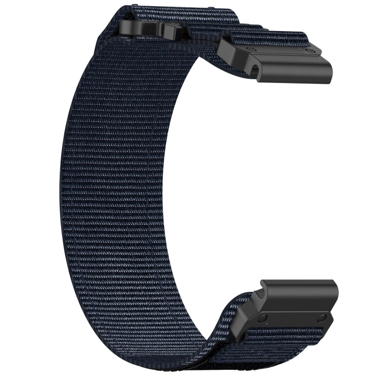 For Garmin Epix Pro 47mm 22mm Nylon Hook And Loop Fastener Watch Band(Blue) - Watch Bands by PMC TechLife | Online Shopping South Africa | PMC TechLife | Buy Now Pay Later Mobicred