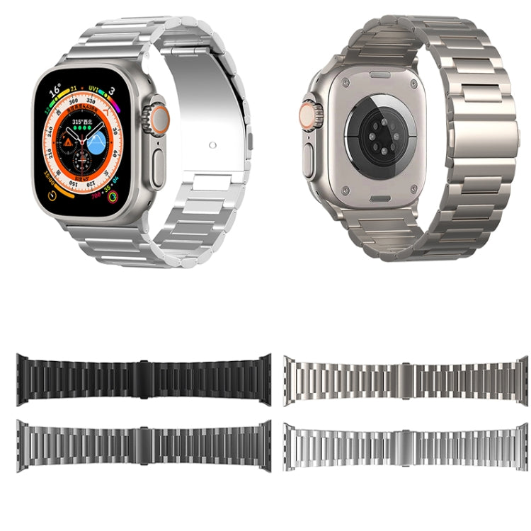 For Apple Watch Ultra 2 49mm I-Shaped Titanium Watch Band(Titanium) - Watch Bands by PMC TechLife | Online Shopping South Africa | PMC TechLife