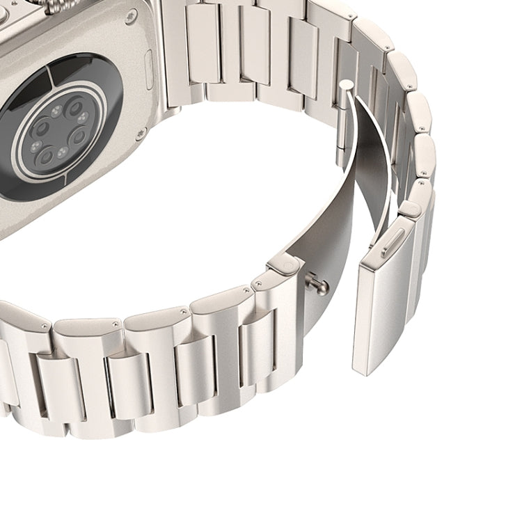 For Apple Watch Ultra 2 49mm I-Shaped Titanium Watch Band(Titanium) - Watch Bands by PMC TechLife | Online Shopping South Africa | PMC TechLife