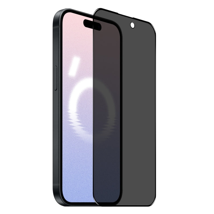 For iPhone 16 NORTHJO A++ 28 Degree Privacy Full Glue Silk Printing Tempered Glass Film - free shipping - PMC TechLife - Order now!