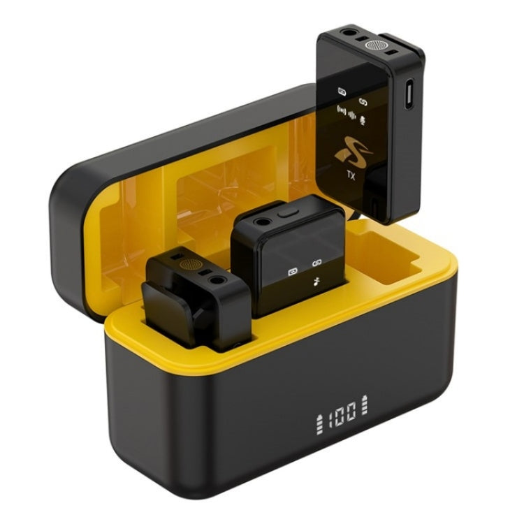 SX12 Lavalier Clip-On Wireless Microphone with Dual Microphones + Receiver - Microphone by PMC TechLife | Online Shopping South Africa | PMC TechLife | Buy Now Pay Later Mobicred