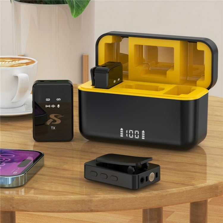 SX12 Lavalier Clip-On Wireless Microphone with Dual Microphones + Receiver - Microphone by PMC TechLife | Online Shopping South Africa | PMC TechLife | Buy Now Pay Later Mobicred