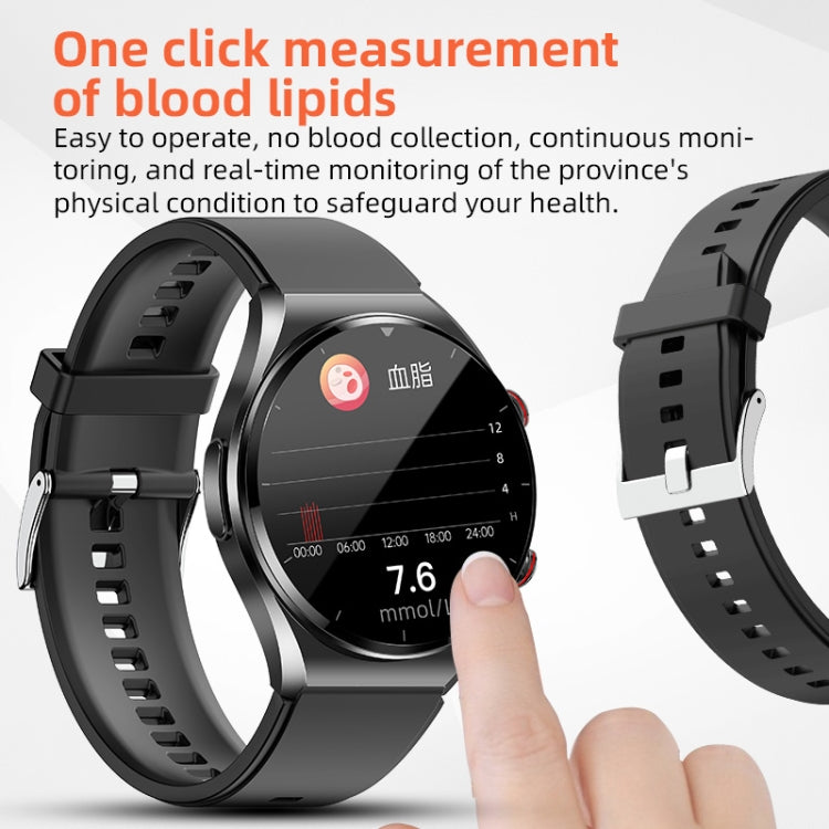 E09 Pro 1.32 inch Color Screen Smart Watch, Support Bluetooth Call / ECG Electrocardiogram(Silver) - Smart Watches by PMC TechLife | Online Shopping South Africa | PMC TechLife | Buy Now Pay Later Mobicred